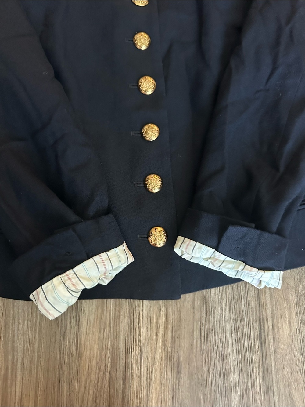 Ralph Lauren dark navy  Blazer with Gold Buttons - Picture 6 of 7
